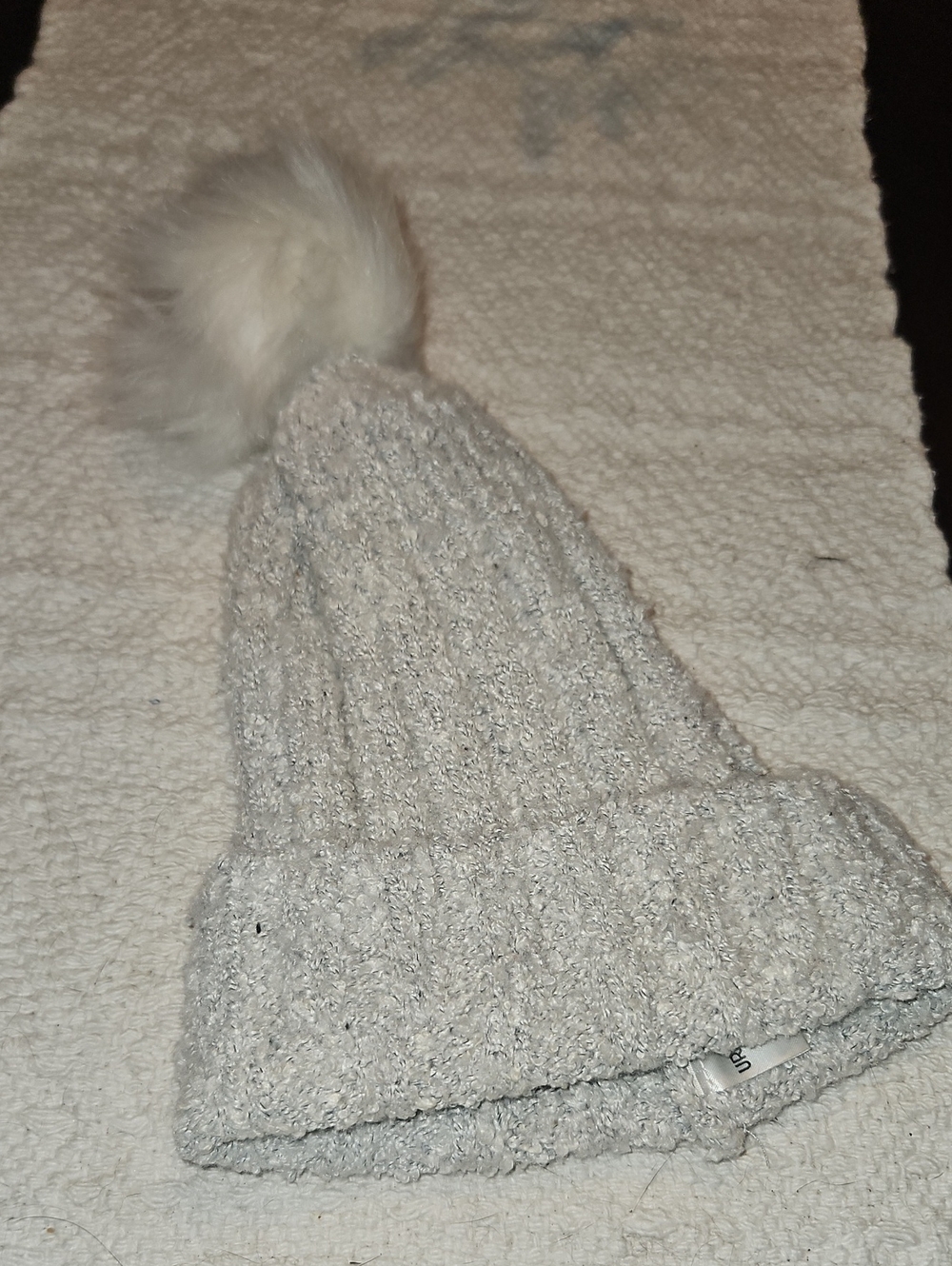 Cozy Cream Cable-Knit Pom Beanie - Girls Accessories